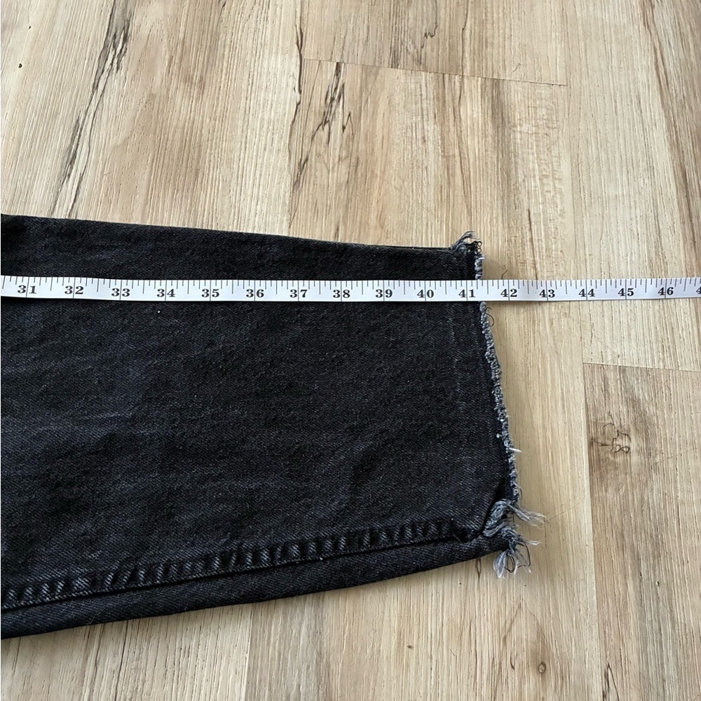 Levi’s High Waist Women's Black Straight Leg Jeans - Picture 6 of 12